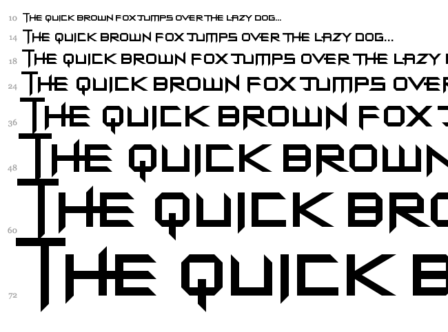 Dupstep Dungeons font waterfall